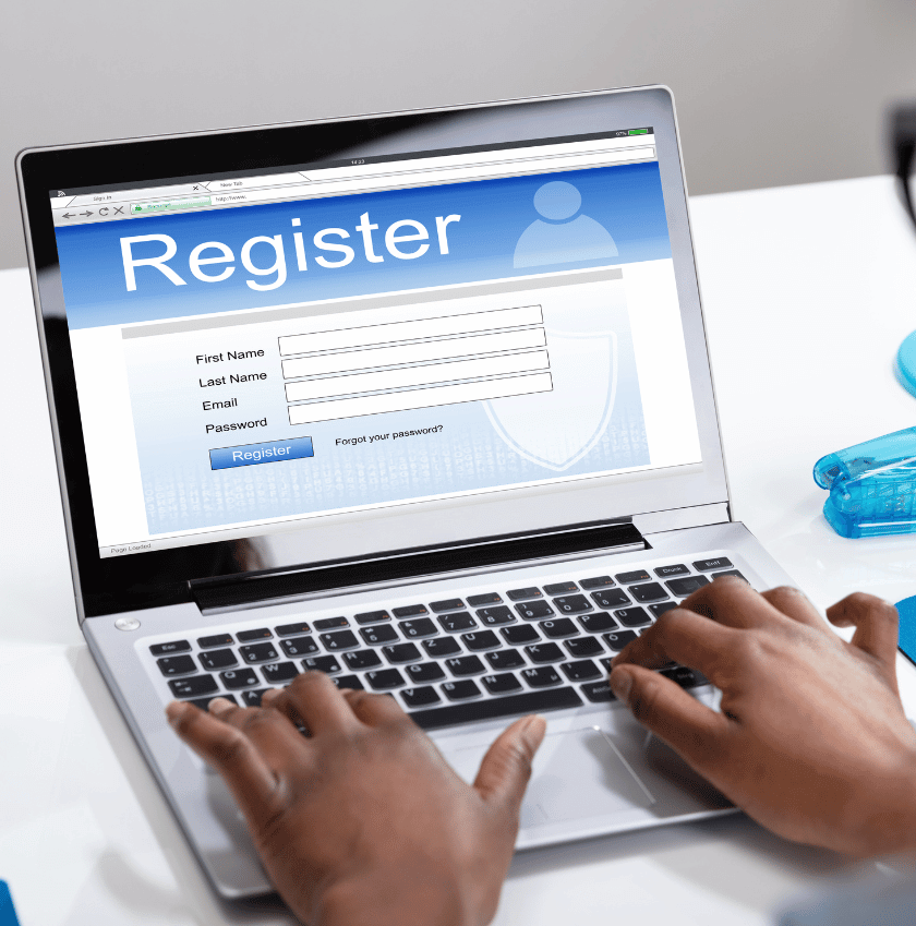 register and license your car online